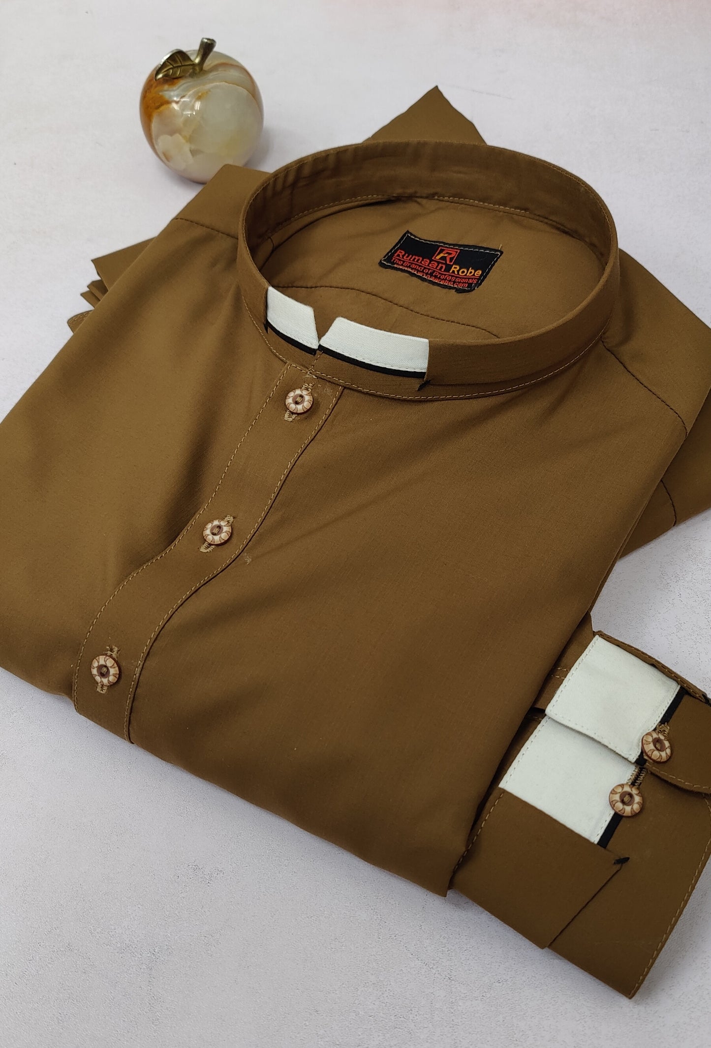BROWN- Shalwar Kameez (Made-to-Measure)
