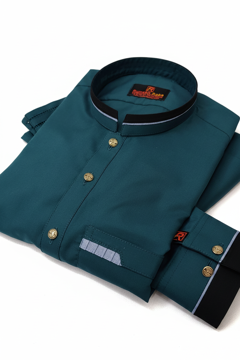 Deep Sea Green Shalwar Kameez - Refined