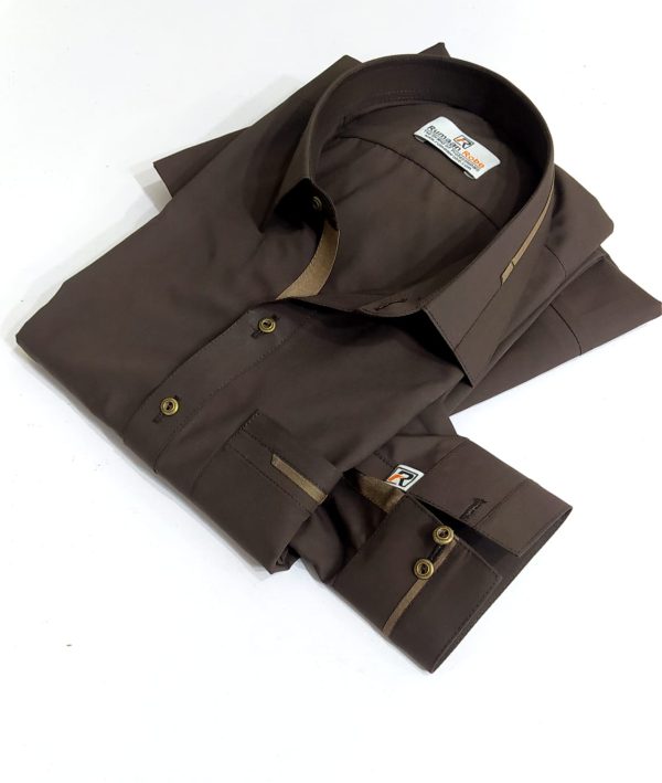 Chocolate Brown Shalwar Kameez Designs Mens Clothing SM45