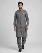 Grey Bespoke Three Piece – front