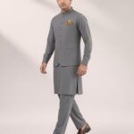 Gray Signature Three Piece full body – Rumaan Robe