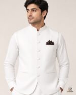 White Signature Three Piece studio hero – Rumaan Robe