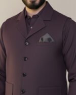 Plum Classic Three Piece – close-up
