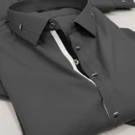 Wash & Wear Stitched Shalwar Kameez Black Design 1
