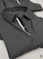 Wash & Wear Stitched Shalwar Kameez Black Design 1