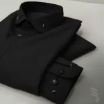 Wash & Wear Stitched Shalwar Kameez Black Design 1 - Image 5