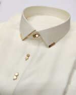 Cream Boski Bespoke Kameez Shalwar - Image 3