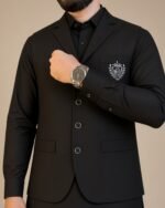 Classic Black Three-Piece Waistcoat Set | Rumaan Robe