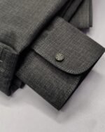 Charcoal Grey Signature Kameez Shalwar - Image 5