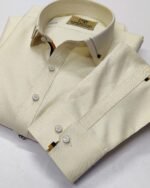 Butter Cream Signature Kameez Shalwar - Image 2