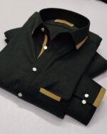 Bottle Green Signature Kameez Shalwar - Image 2