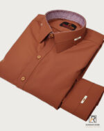 Navy Classic Kameez Shalwar collar