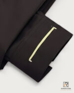 Chocolate Brown Classic Kameez Shalwar - Image 3